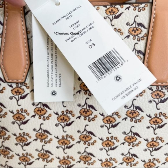 🔥NeW! Tory Burch Blake Small Print Tote - Picture 12 of 13